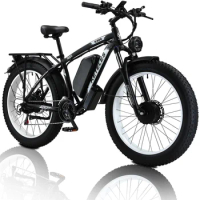 KETELES 2000W Dual Motor K800 Electric Bicycle For Adults Snow Mountain Fat Bike 23ah Best Battery 48V Electric Hybrid Bike