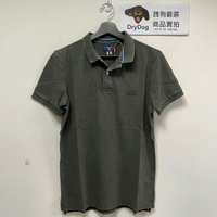跩狗嚴選 特價 極度乾燥 Superdry Polo衫 水洗 復古橄欖綠 polo 素色 有機 純棉 短袖 素T