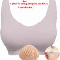 Bra mastectomy with bra and spiral grass seed implant breast augmentation device082