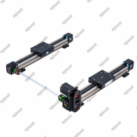 mjunit automatic linear module, belt slide table, linear module, linear slide rail, one axis with 2 rails parallel structure