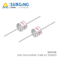 20PCS Ceramic gas discharge tube EC75X EC90X EC150X EC230X EC350X EC 470X EC600X 8*6mm 10KA Surge protective