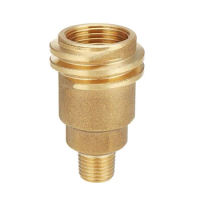QCC1 Nut Propane Gas Fitting Hose Adapter With 1/4Inch Male Pipe Thread Propane Quick Connect Fittings Propane Adapter