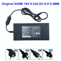 Original XGIMI 18V 8.33A 150W AC DC Adapter Charger HDZ1501-3F For XGIMI Harman Kardon H2 Projector Power Supply