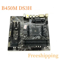 GA-B450M DS3H For Gigabyte B450M DS3H Motherboard B450 Micro-ATX Desktop AMD DDR4 Mainboard 100% Tested Fully Work