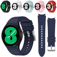 Original Silicone Strap for Samsung Galaxy Watch4 Classic 46mm 42mm Sport Bracelet for Galaxy Watch 4/5/5pro 44mm 40mm 45mm Band