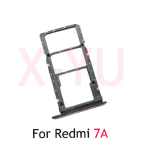 10PCS For Xiaomi Redmi 7A Redmi7A SIM Card Tray Holder Slot Adapter Replacement Repair Parts