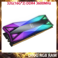 32G(16G*2) DDR4 3600MHz D60G RGB RAM Desktop Gaming Memory Fast Ship High Quality