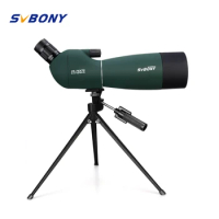 SVBONY SV28 Spotting Scopes with Tripod,25-75x70,Waterproof,Range Shooting Scope,Compact, for Target Shooting,Wildlife Viewing