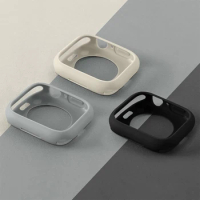 Case For Apple Watch 9 8 7 SE 6 5 4 3 Soft Silicone Protector Accessories for iWatch Series 38mm 40mm 41mm 42mm 44mm 45mm Cover