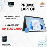 LAPTOP HP 14 EF 2002 TU | 14"WUXGA IPS,i7-1355U,32G,1TB,Black