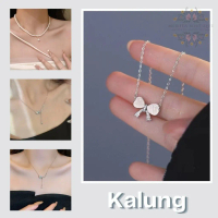 Kalung Rantai Mutiara Titanium Wanita Premium Anti Karat