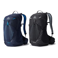 【Gregory官方直營】25L MIKO 多功能 登山背包 電藍 光學黑(登山包 後背包 單日包 水袋夾層 耐用)