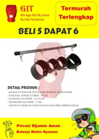 D009 Besi stainless tongkat disiplin kekang tangan dan kaki satu set pria wanita sexy borgol leather