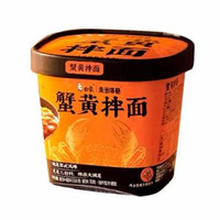 白象蟹黃拌麪118gX1桶裝 即食麵蟹肉醬細麪條撈麪速食麪即食麪