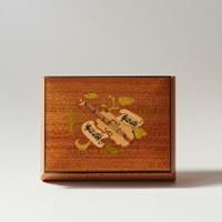 Ercolano義大利進口手工珠寶飾品盒音樂盒 (W15 x D11 x H7 cm)-小提琴