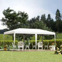 10' x 20' Pop Up Canopy Tent, Heavy Duty Tents for Parties, Outdoor Instant Gazebo Sun Shade Shelter with Carry Bag