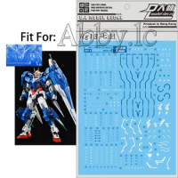 for RG 1/144 GN-0000 7S 00 Seven Sword OO D.L Model Master Water Slide pre-cut Caution Warning Details Add-on Decal Sticker RG13