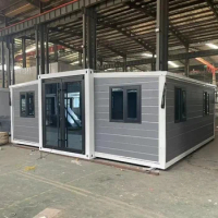 20 Ft 40 Ft 2 Bedroom Expandable Container Room Deluxe Small Mobile Prefabricated House