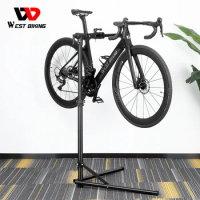 WEST BIKING Bike Rack Holder Adjustable Foldable Storage Bicycle Repair Tools Bike Work Stand Professional Bicycle Repair Stand