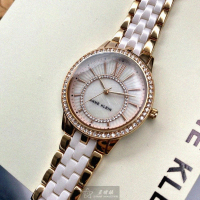 【ANNE KLEIN】ANNE KLEIN安妮克萊恩女錶型號AN00611(粉色貝母錶面玫瑰金錶殼玫瑰金粉紅不鏽鋼陶瓷錶帶款)