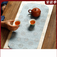 手工織錦干泡茶席新中式提花桌旗茶墊禪意茶桌布墊子吸水茶巾布藝