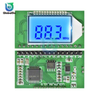 87-108MHZ LCD Digital FM Radio Transmitter Receiver Module Wireless Microphone Stereo Board Digital Noise Reduction