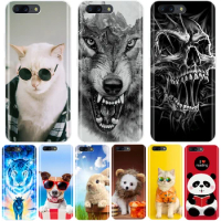 Silicone Case For OnePlus 5 Case OnePlus 5T A5000 A5010 Soft Tpu Skockproof Protect Cover For OnePlus 5T 5 Back Cover Phone Case