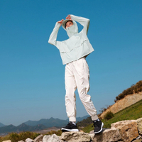 【adidas 愛迪達】 防曬連帽外套 抗 UV 女 IW9432