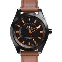 Chronovisor Watch 格樂威治 GENESIS系列機械腕錶-46mm棕x橘 CVNM7104-L-OR