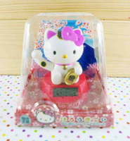 【震撼精品百貨】Hello Kitty 凱蒂貓 太陽能擺飾-粉招財貓 震撼日式精品百貨