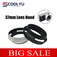 37mm Metal Camera Lens Hood Wide-Angle Lente Protector Cover For Kodak Kenko Olympus Panasonic Lumix Leica Voigtlander Sony DSLR