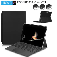 HUWEI Case For Microsoft Surface Go 3 10.5 inch Protective Cover Flip Stand For Surface Go 3 2 1 Go3 Go2 Tablet PU Leather Case
