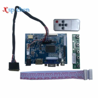 HDMI+VGA+AV Control Board Monitor Kit for LP156WH4 LP156WH4-TLA1 LP156WH4(TL)(A1) LCD LED screen Controller Board Driver