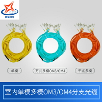 分支光室模多模千兆萬兆om3/om4扇形端接光分支跳4 6 8 12 24 48芯fc/sc/st/lc分支光