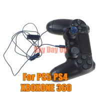 2PCS Gaming Headset Earphone Joystick Controller Replacement For Sony PS4 PlayStation 5 PS5 XBOX With Mic Earpiece