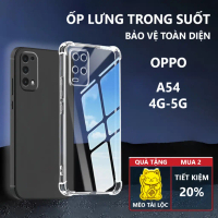 Ốp lưng cho OPPO A54 4G/5G chống sốc, trong suốt, silicon, bảo vệ camera-Pancase