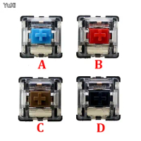 10Pcs Mechanical Keyboard Black Blue Brown Red Key Switch For CIY Sockets SMD 2pin Thin pins Compatible with MX Switch