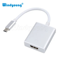 USB C to HDMI Type C to HDMI USB 3.1 USB-C Adapter Converter Support 1080P for Apple Macbook Google Chromebook Pixel Type-c HDMI
