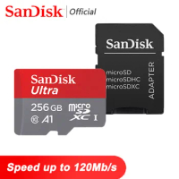 Sandisk Ultra Micro SD 128GB 32GB 64GB 256GB 16G 400GB Micro SD Card SD/TF Flash Card Memory Card 512GB 1TB microSD for Phone