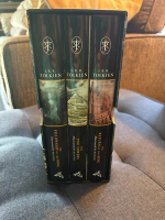 HMH Tolkien Lord of the Rings 3 book set Fellowship Two Towers Return King HC