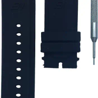 26mm Black Rubber Watch Band Strap Compatible with Invicta S1 Rally | Free Spring Bar Tool