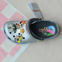 Powerpuff Girls Clogs Summer New Breathable Sandals Non-Slip Beach Slippers Outdoor Adult Clogs