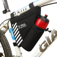 Triangle Cycling Bicycle Bags 2021 Waterproof Bike Triangle Bag Storage Mobile Phone MTB Bike Bag Pouch Frame Water Bottle Bag