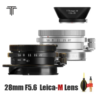 TTArtisan 28mm F5.6 Camera Lens Full Fame for Leica M Mount Cameras Leica M L39 Mount IIIA IIIB M240 M3 M6 M7 M8 M9 M9p M10 lens