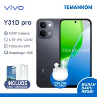 Vivo Y31D PRO 12GB RAM 6+6 Extend RAM 6/128 6GB 128GB Extend RAM 6GB VIVO Y31 D Baru Murah Garansi R