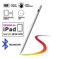 Bluetooth Stylus Pen for all iPad 10th Pro11 12.9 Air5 Mini 2018 and later with Palm Rejection Power Display For Apple Pencil2/1