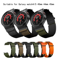 20mm Nylon Sport Strap Wristband Compatible with Samsung Galaxy Watch 5 Band/Galaxy Watch 4 Band 40mm 44mm, Galaxy Watch 5 Pro