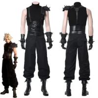 Anime Final Fantasy VII Remake Cloud Strife Cosplay Costume Halloween Carnival Costumes Shoes Boots Adults Men Women Custom Made