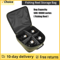 Fishing Reel Storage Bag Carrying Case Oxford Cloth Reel Lure Gear Carrying Case for 500-10000 Series Spinning Fishing Reels