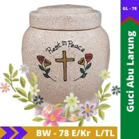 Guci Larung Coklat Salib Lubang Standar